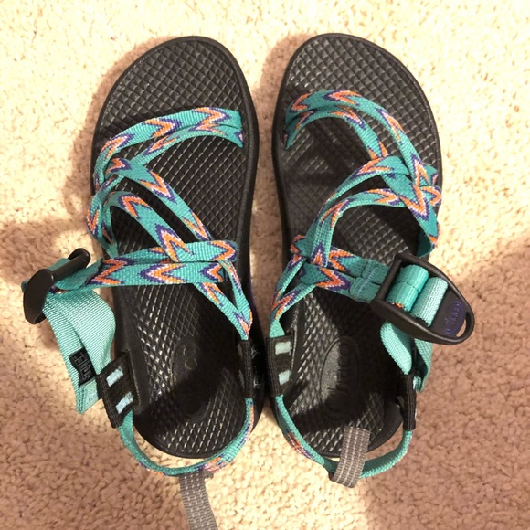 mint green chacos